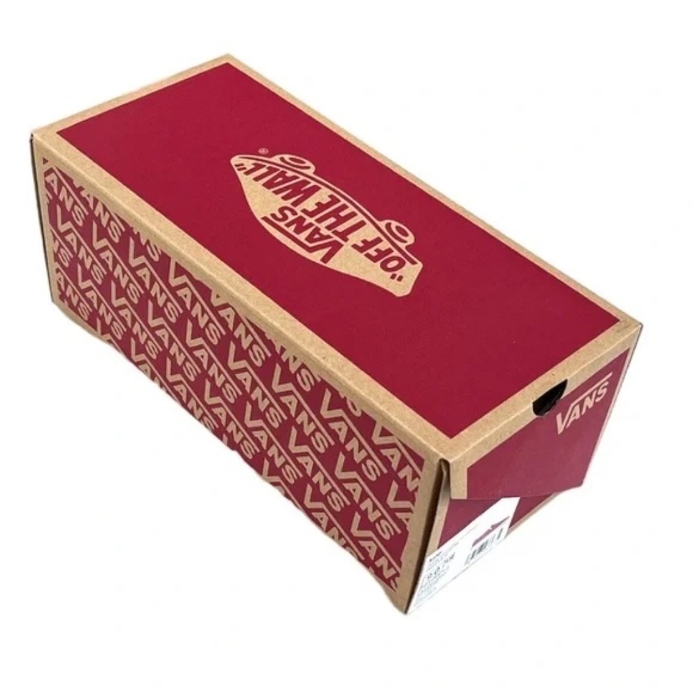 1 pcs Empty Vans Storage BOX it was Tan Red from Classic Shoes Sneakers Women